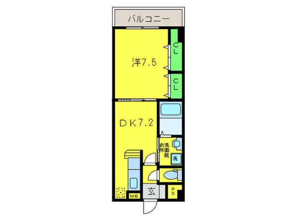 リバ－コ－ト浅香の物件間取画像